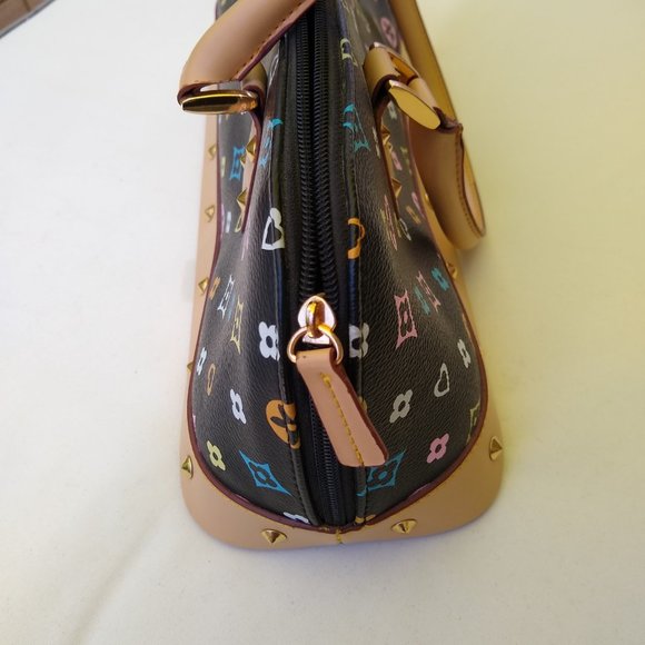 LV Style monogram multi color handbag NEW - Picture 8 of 13